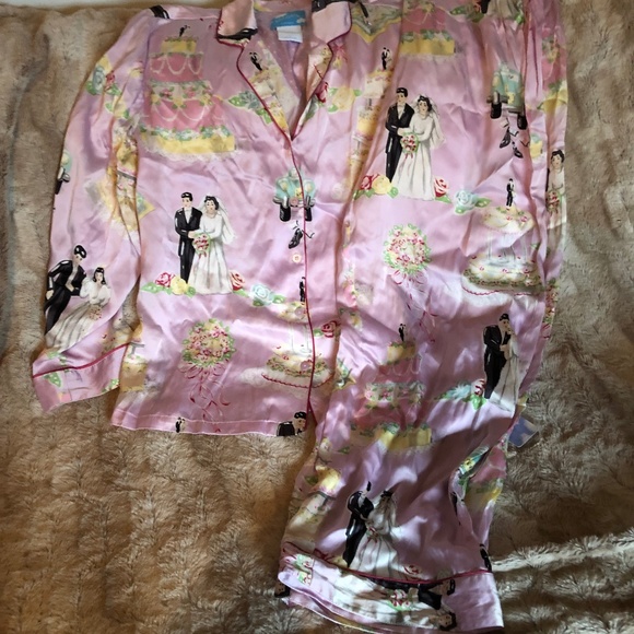 2)S-NICK & NORA 100%SILK 2PC WEDDING PJS SZS, RARE, VHTF,NEW,GORGEOUS&LUXURIOUS… - Picture 1 of 12
